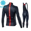 Completo Maglia ML + Pantaloncino con bretelle ML 2021 Ineos Grenadiers Winter Invernale N001